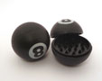 Kunststoff Grinder schwarze Acht